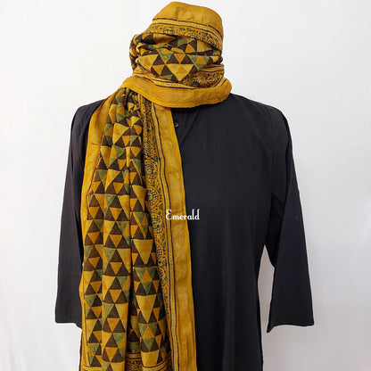 Maheshwari Ajrakh Dupatta