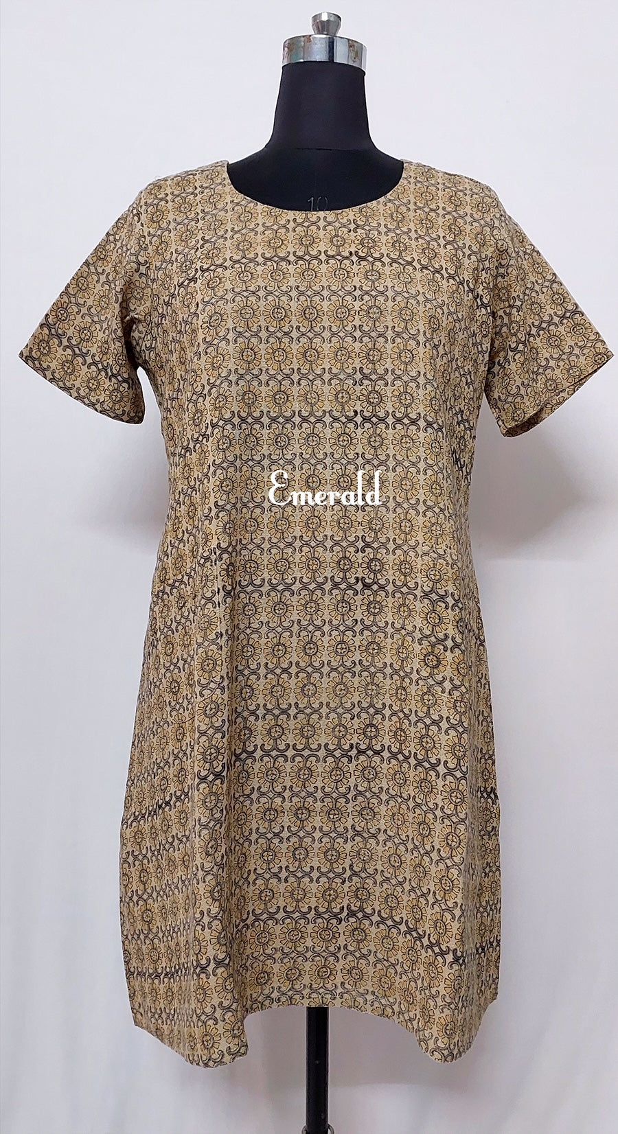 Handprinted Cotton Dress