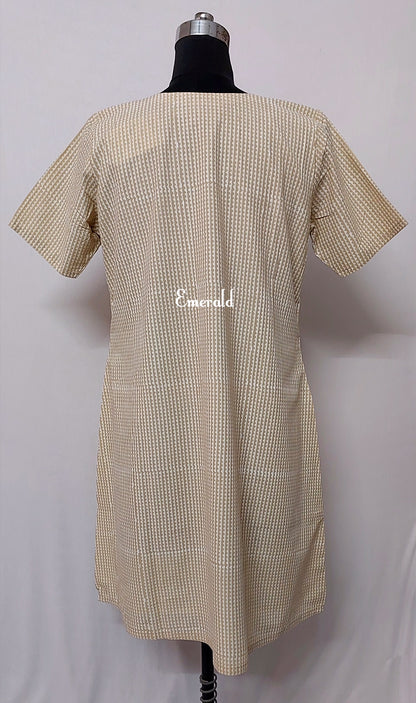 Handprinted Cotton Dress