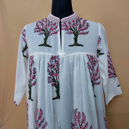 Handprinted Cotton Dress