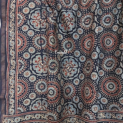 Maheshwari Ajrakh Dupatta