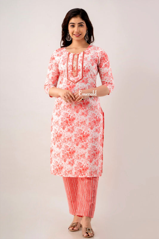 Cotton Kurta Set