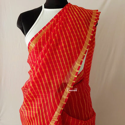 Kota Silk Leheriya Saree