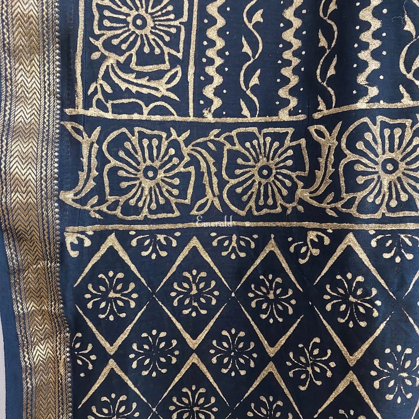 Maheshwari Bagru Saree