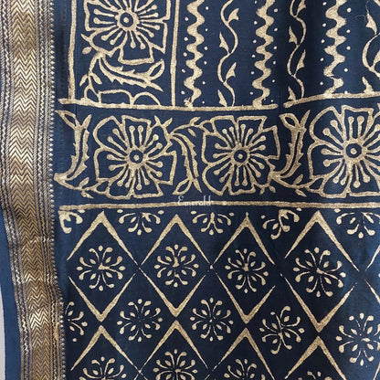 Maheshwari Bagru Saree