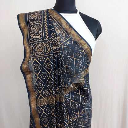 Maheshwari Bagru Saree