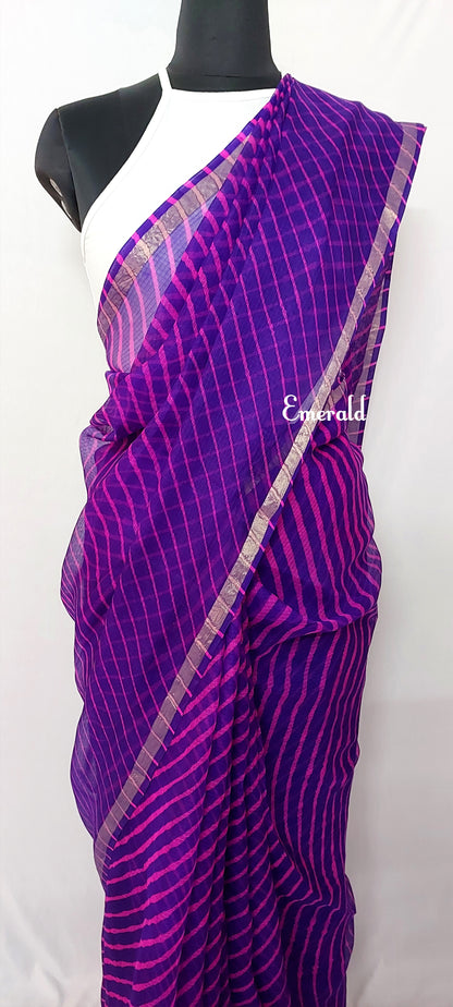 Kota Silk Leheriya Saree