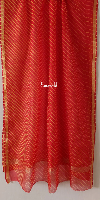 Kota Silk Leheriya Saree