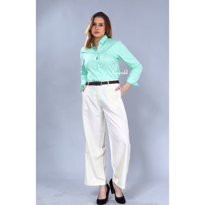 Cotton Formal Shirt For Women