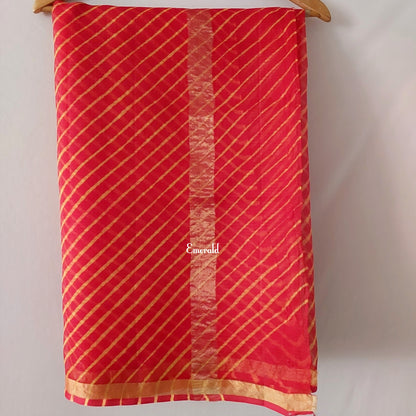 Kota Silk Leheriya Saree