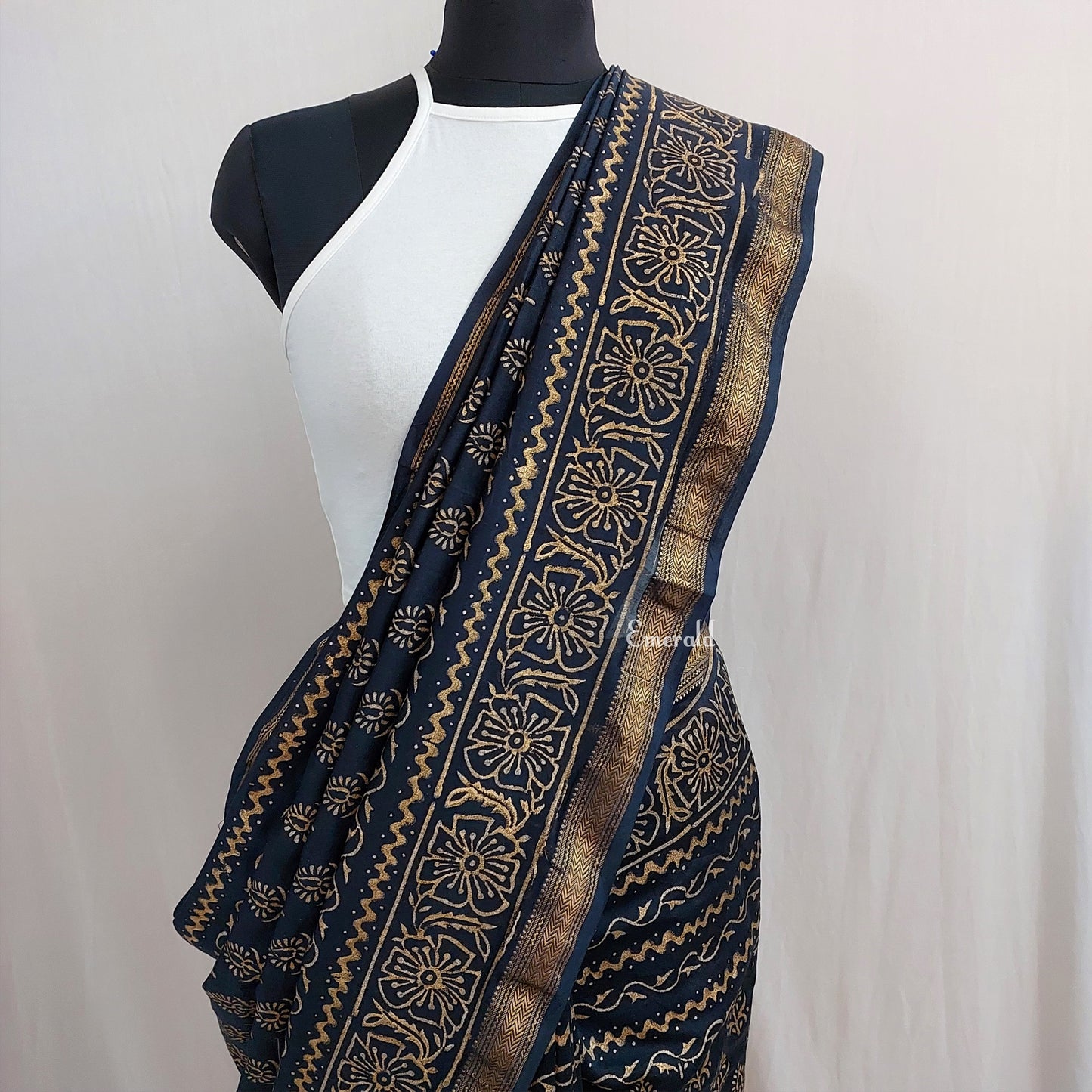 Maheshwari Bagru Saree