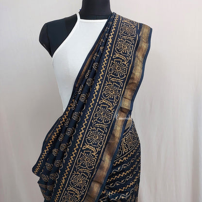 Maheshwari Bagru Saree