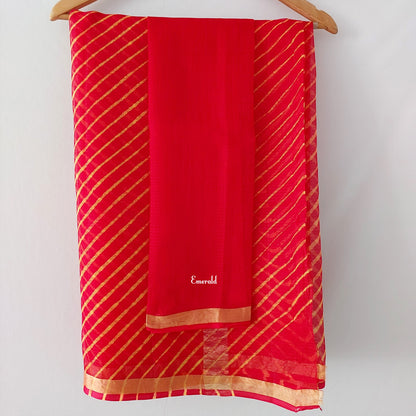 Kota Silk Leheriya Saree