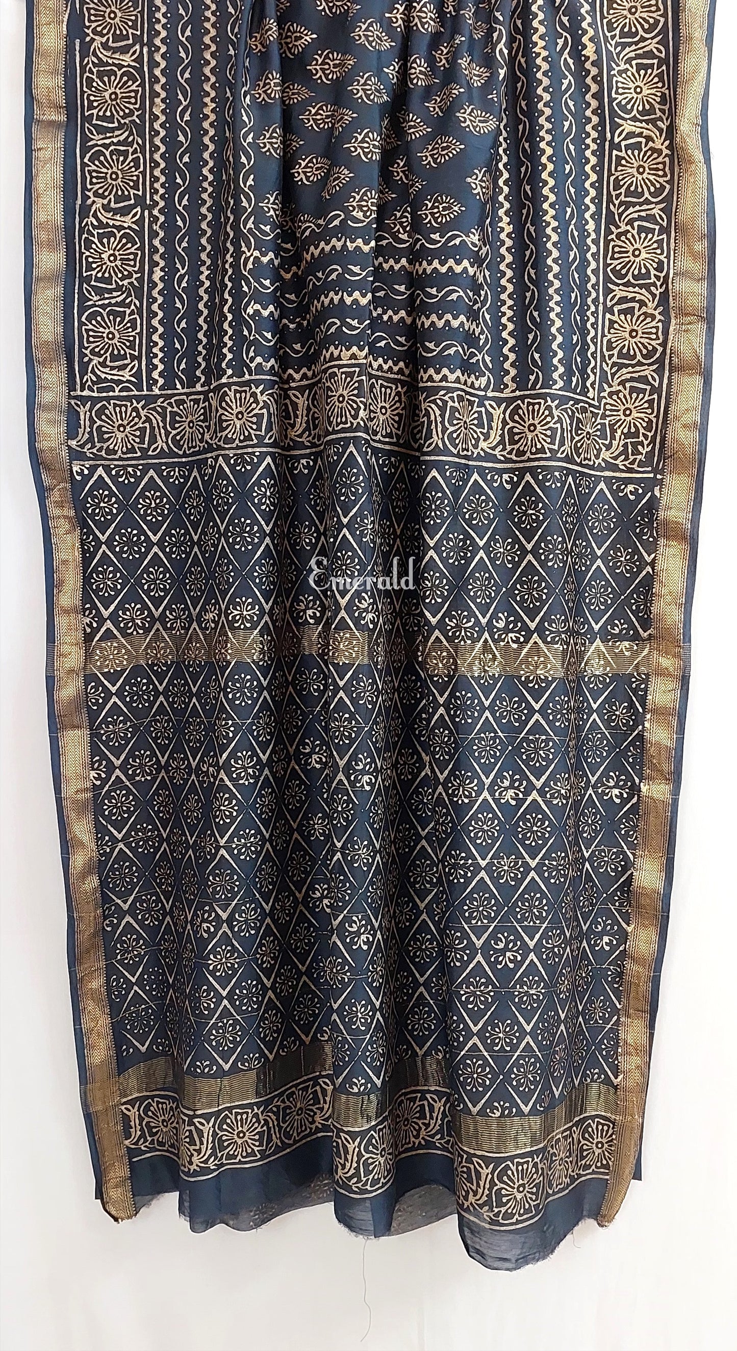 Maheshwari Bagru Saree