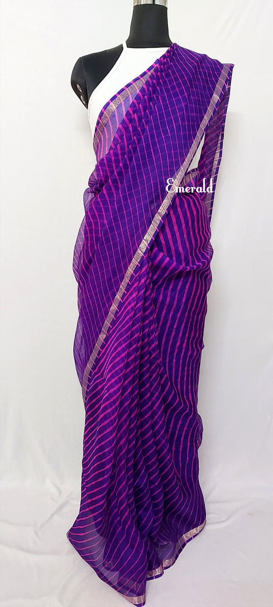 Kota Silk Leheriya Saree