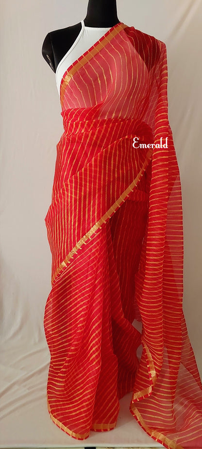 Kota Silk Leheriya Saree