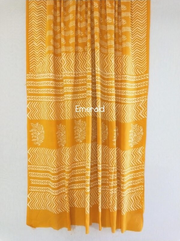 Cotton Dabu Saree - Image 3