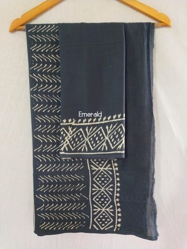 Cotton Dabu Saree - Image 4