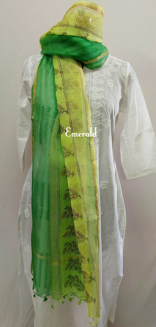 Kota Silk  Dupatta - Image 2