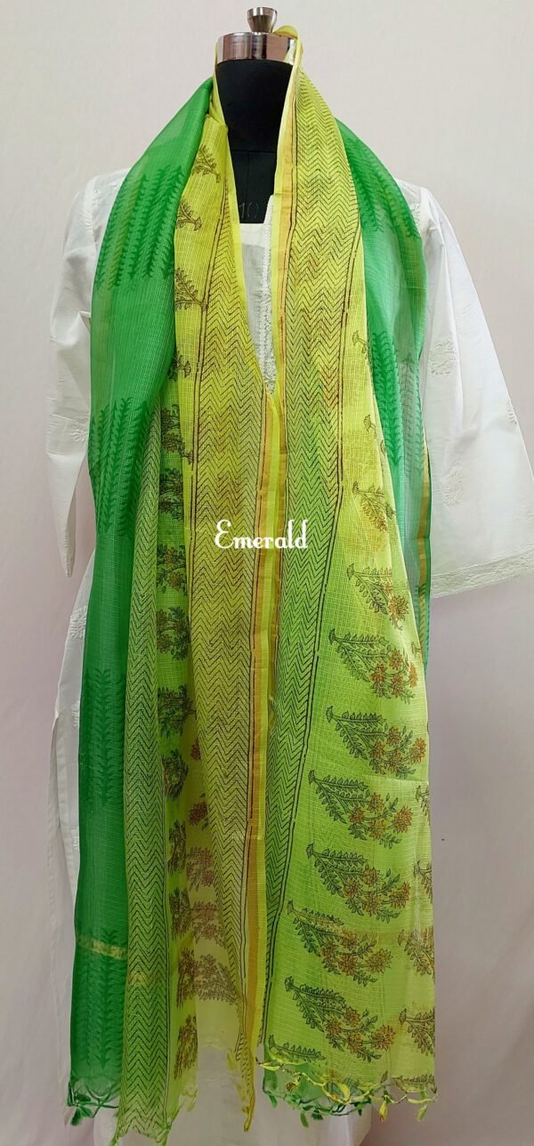 Kota Silk  Dupatta - Image 3