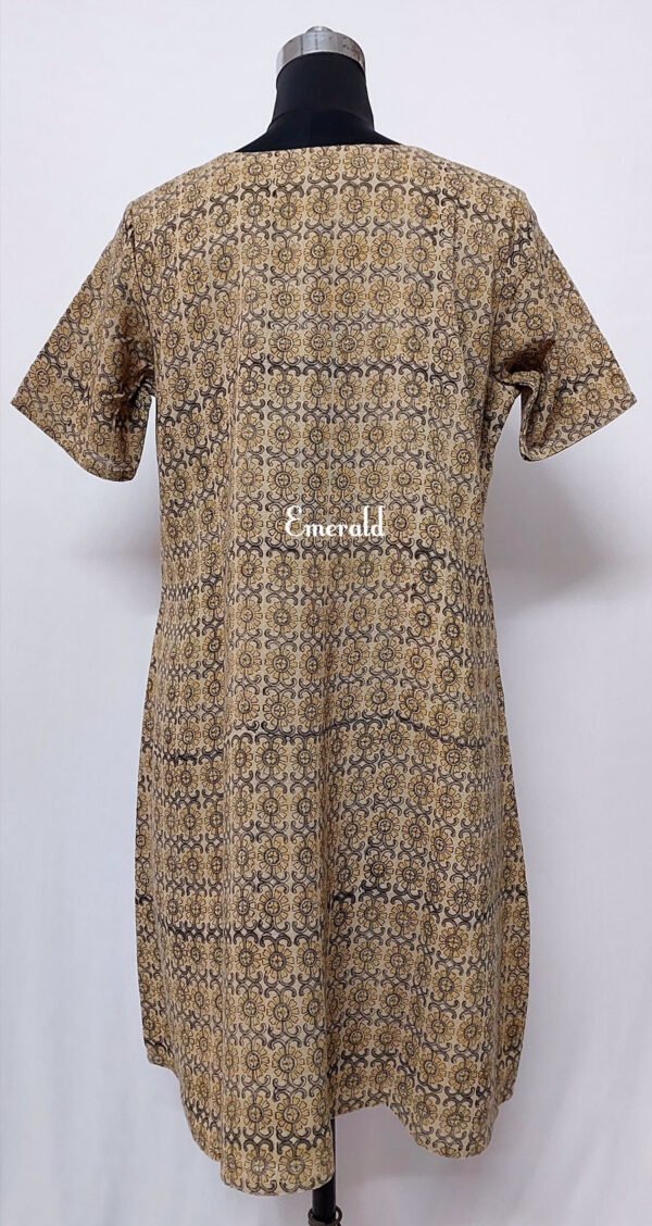 Handprinted Cotton Dress - Image 2