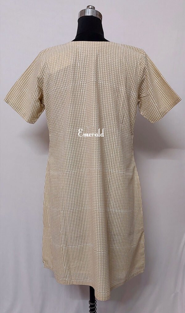 Handprinted Cotton Dress - Image 2