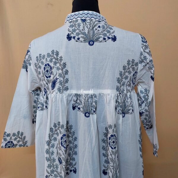 Handprinted Cotton Dress - Image 5