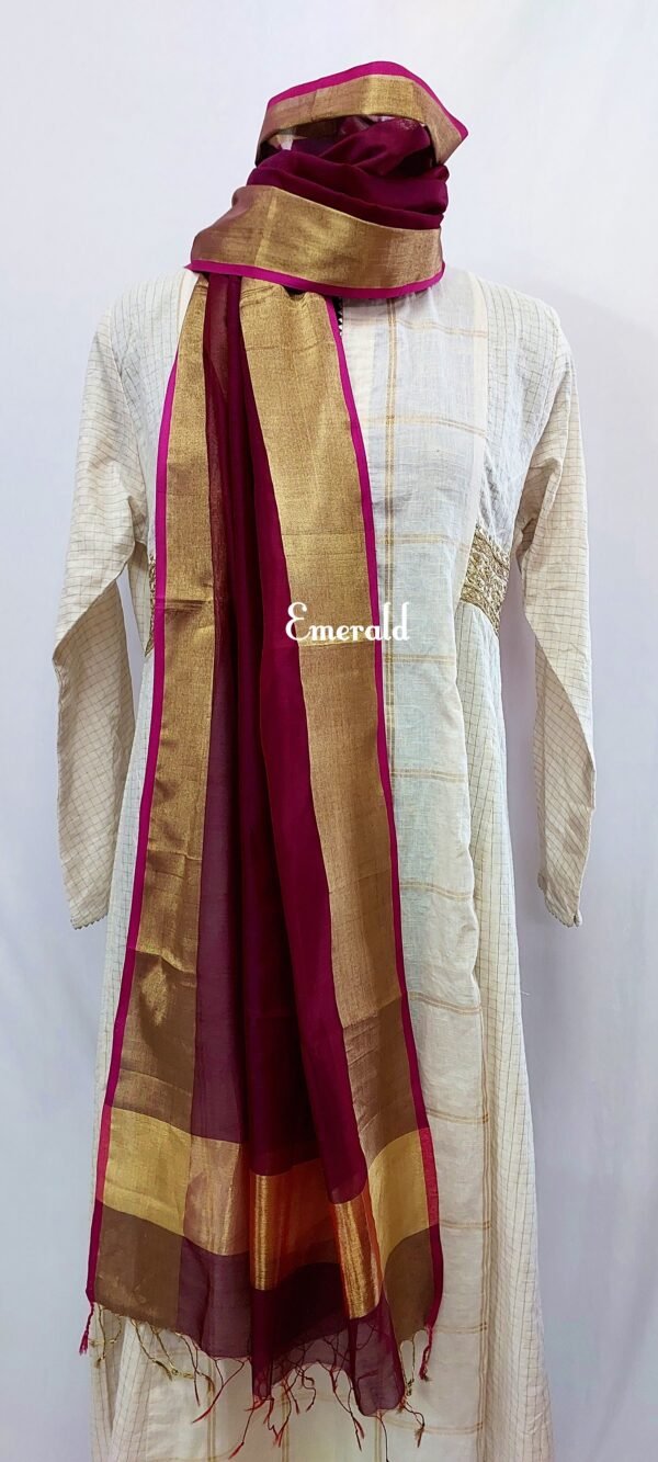 Maheshwari Cotton Silk Dupatta