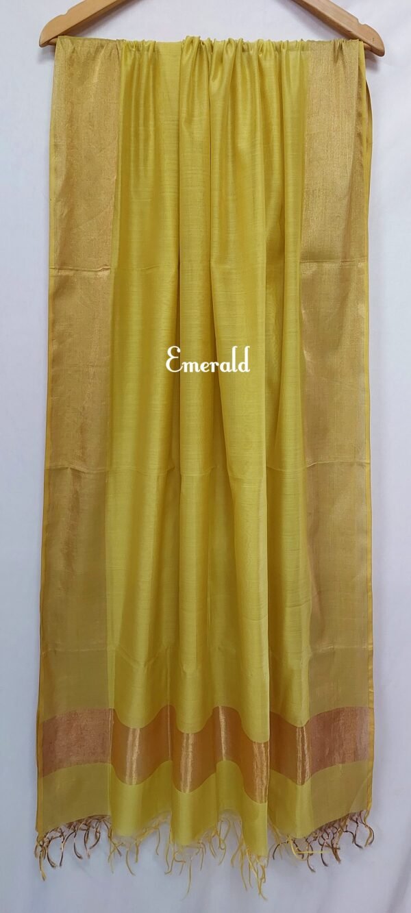 Maheshwari Cotton Silk Dupatta - Image 4