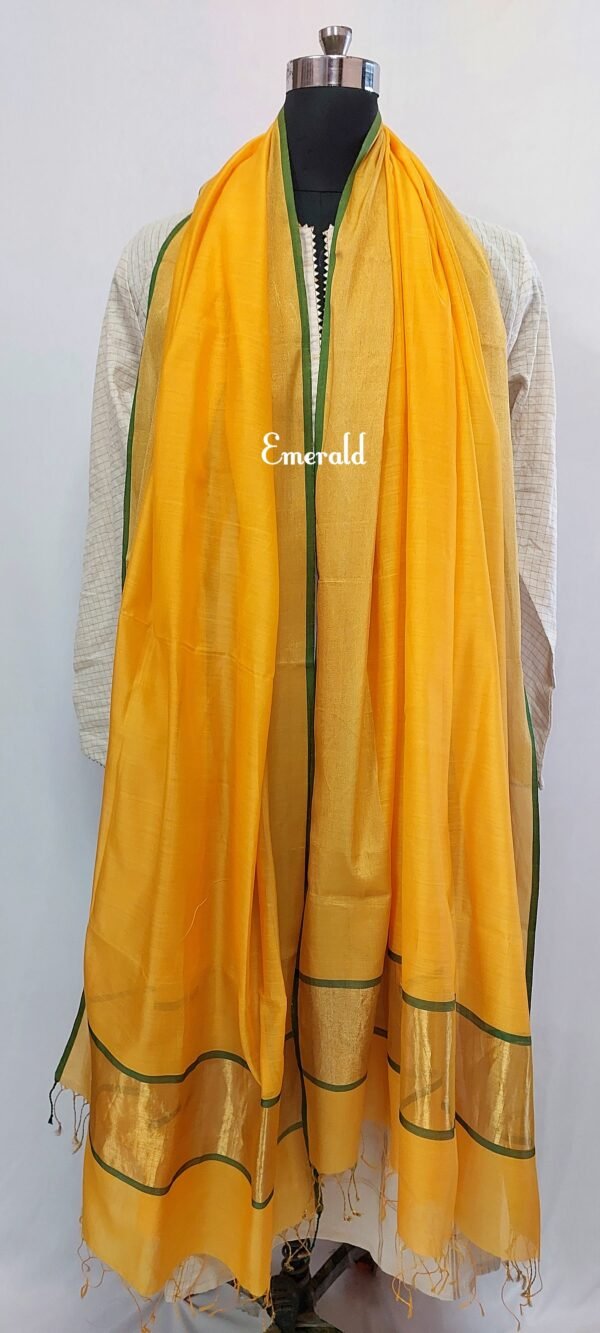 Maheshwari Cotton Silk Dupatta - Image 2