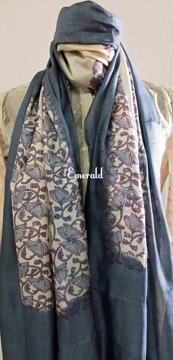 Tussar Silk Dupatta - Image 6