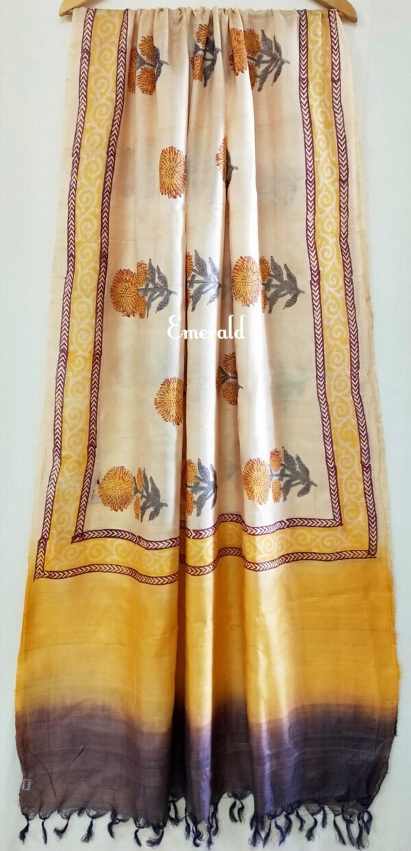 Tussar Silk Dupatta - Image 7