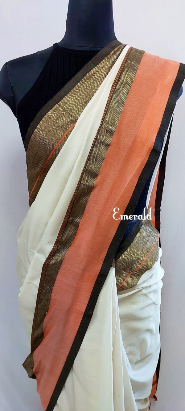 Maheshwari Cotton Saree - Image 2