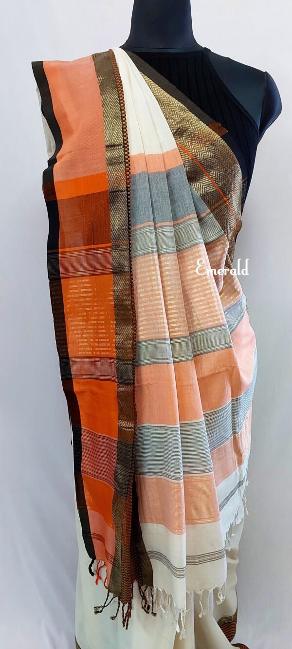 Maheshwari Cotton Saree - Image 4