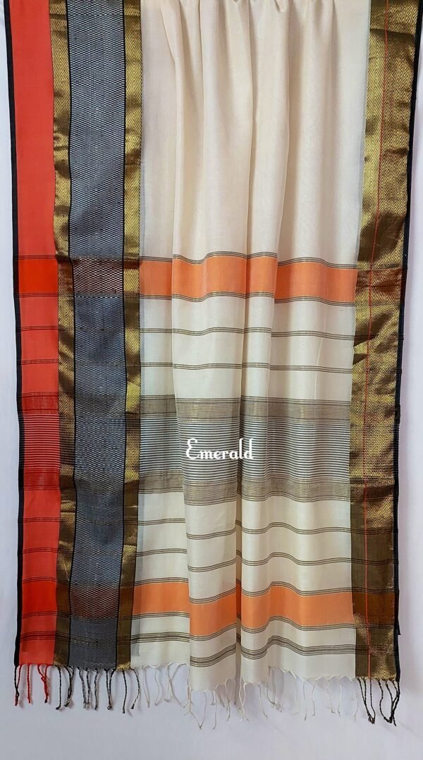 Maheshwari Cotton Saree - Image 6