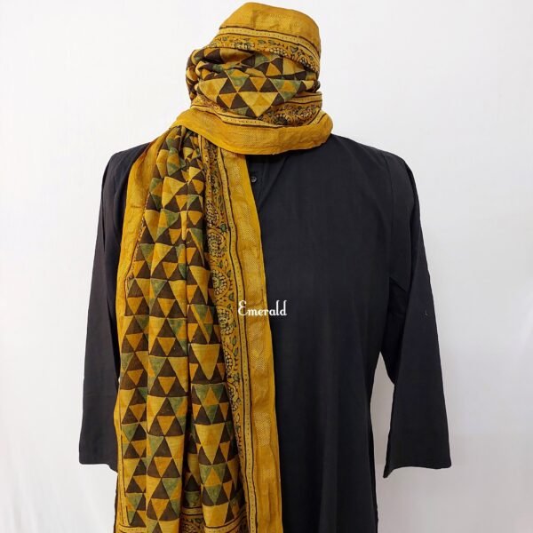 Maheshwari Ajrakh Dupatta - Image 4