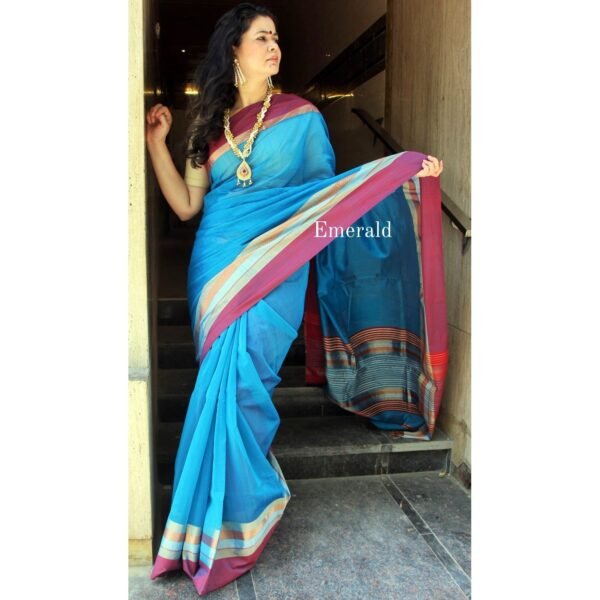 Maheshwari Cotton Silk Saree