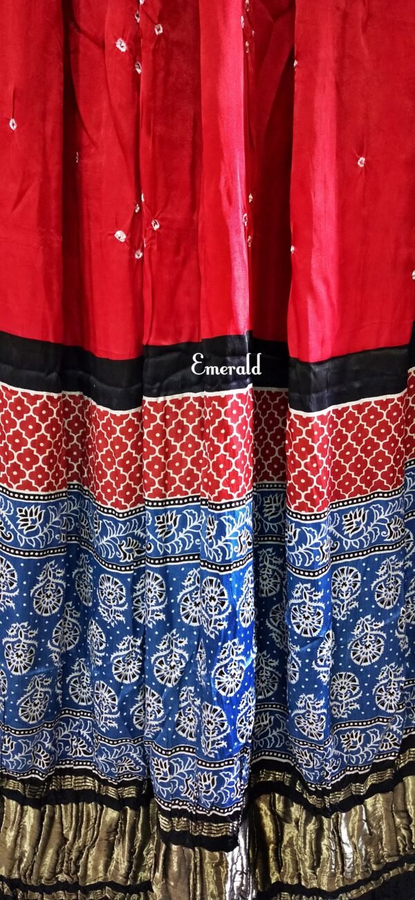 Modal Silk Ajrakh Bandhani  Dupatta - Image 2