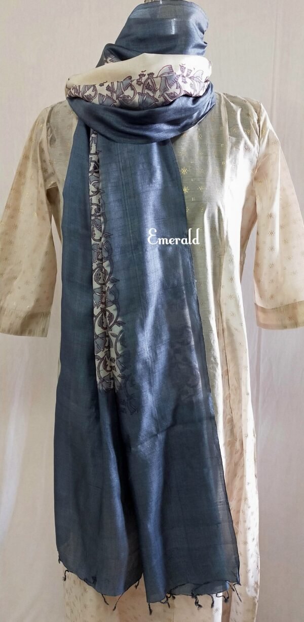 Tussar Silk Dupatta - Image 10