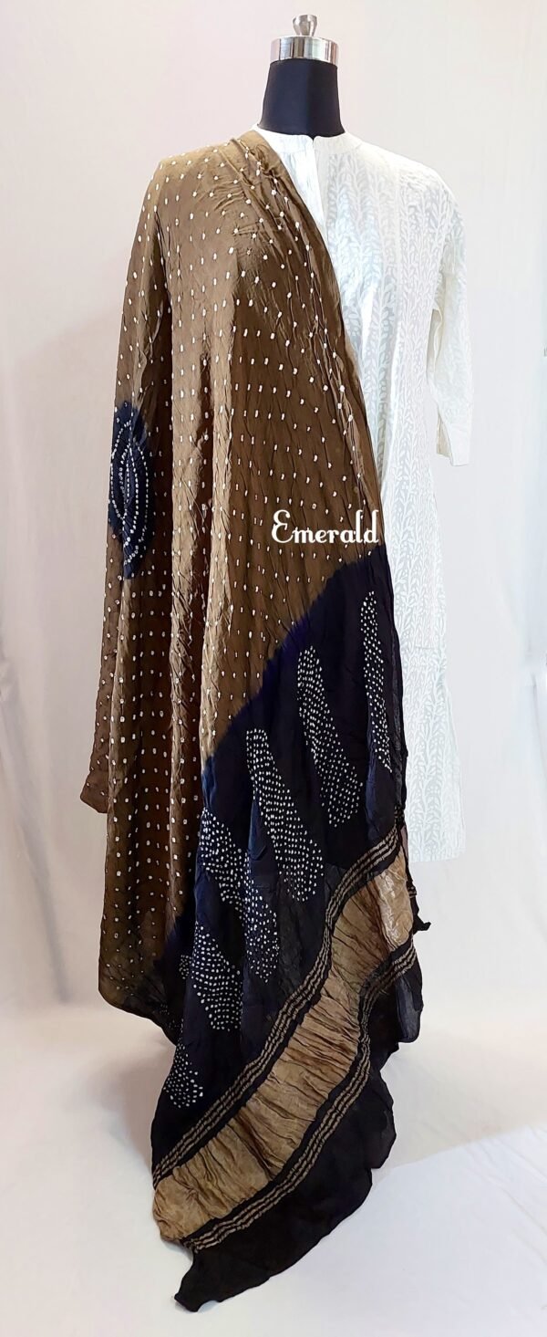 Modal Silk Bandhani Dupatta - Image 6