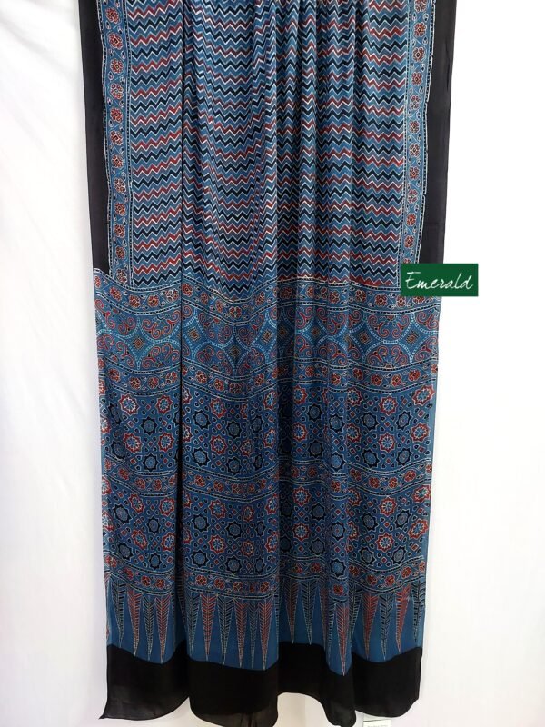 Modal Silk Ajrakh Saree
