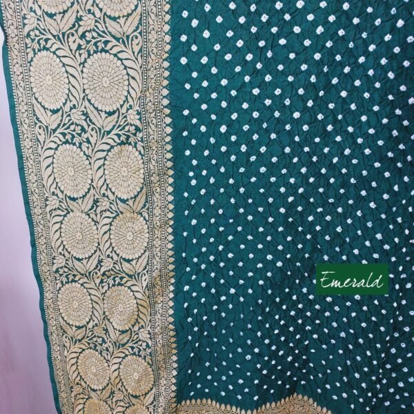 Bandhani Kanjeevaram Saree - Image 8