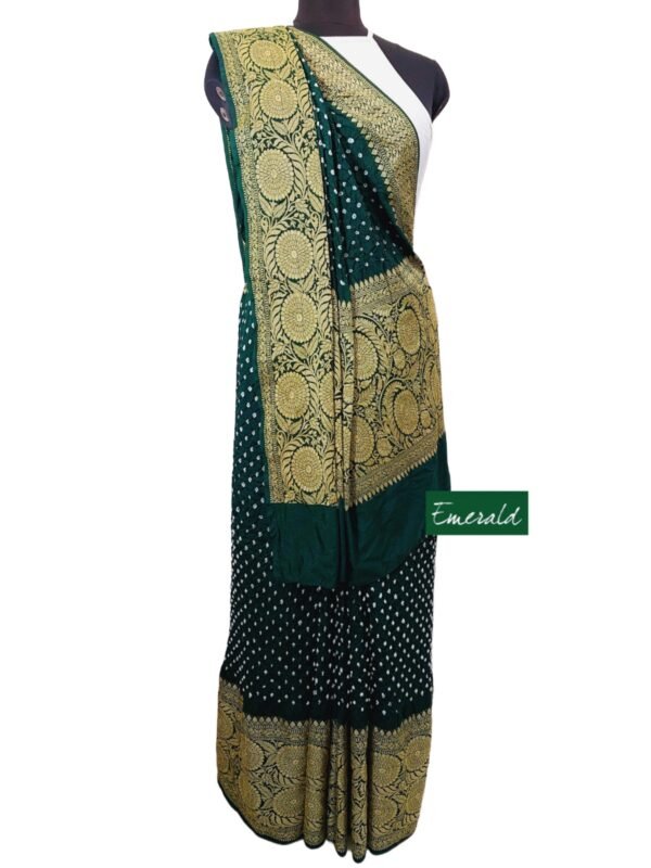 Bandhani Kanjeevaram Saree - Image 2