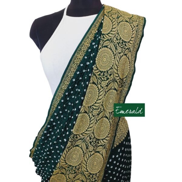 Bandhani Kanjeevaram Saree - Image 3