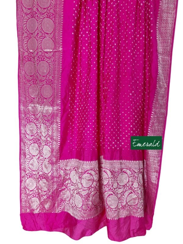 Bandhani Kanjeevaram Saree - Image 2