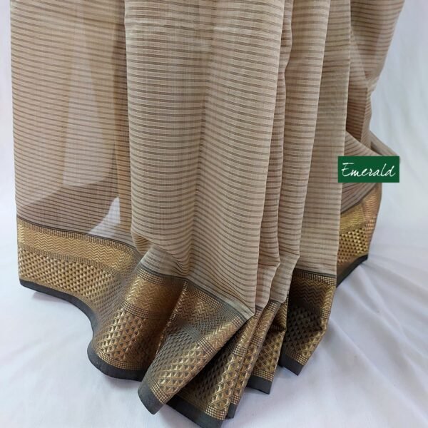Maheshwari Cotton Silk Saree - Image 7