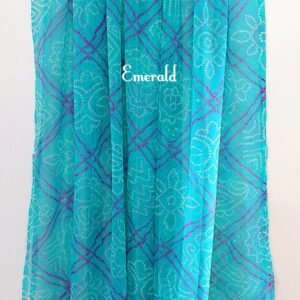 Turquoise Bandhani Dupatta